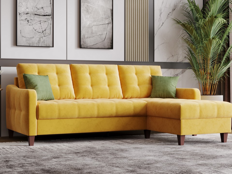 Угловой диван «Nordic» в скандинавском стиле