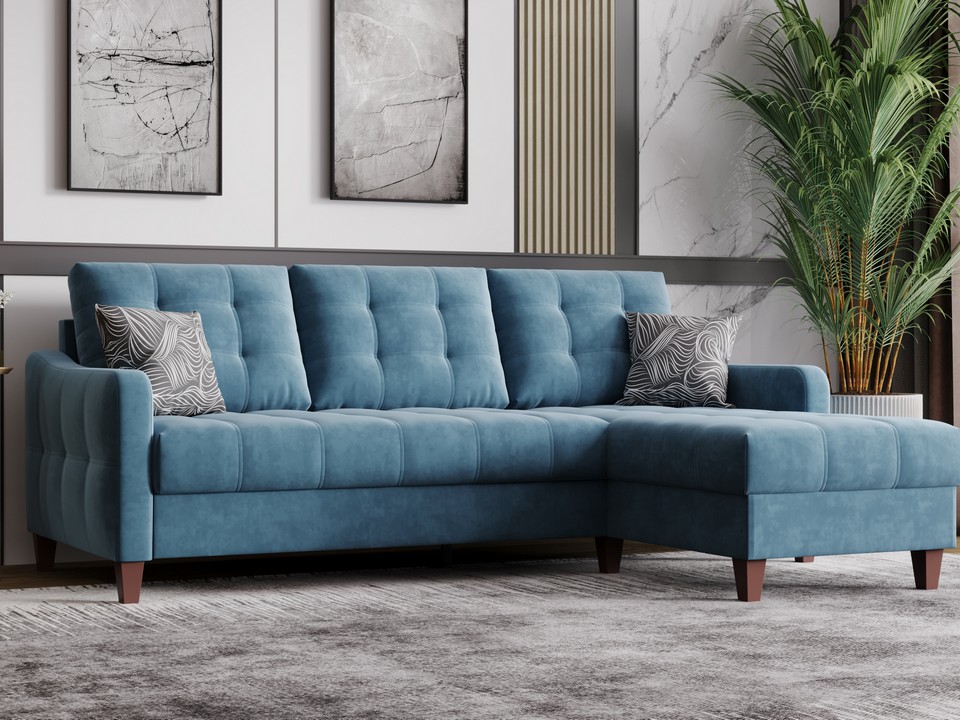 Угловой диван «Nordic» в скандинавском стиле